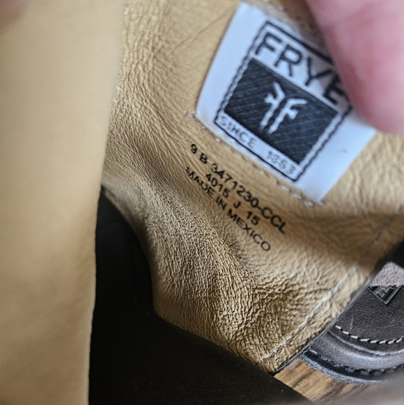 Frye Izzy Aritsan Peep Roe Mule Size 9b - Picture 2 of 9